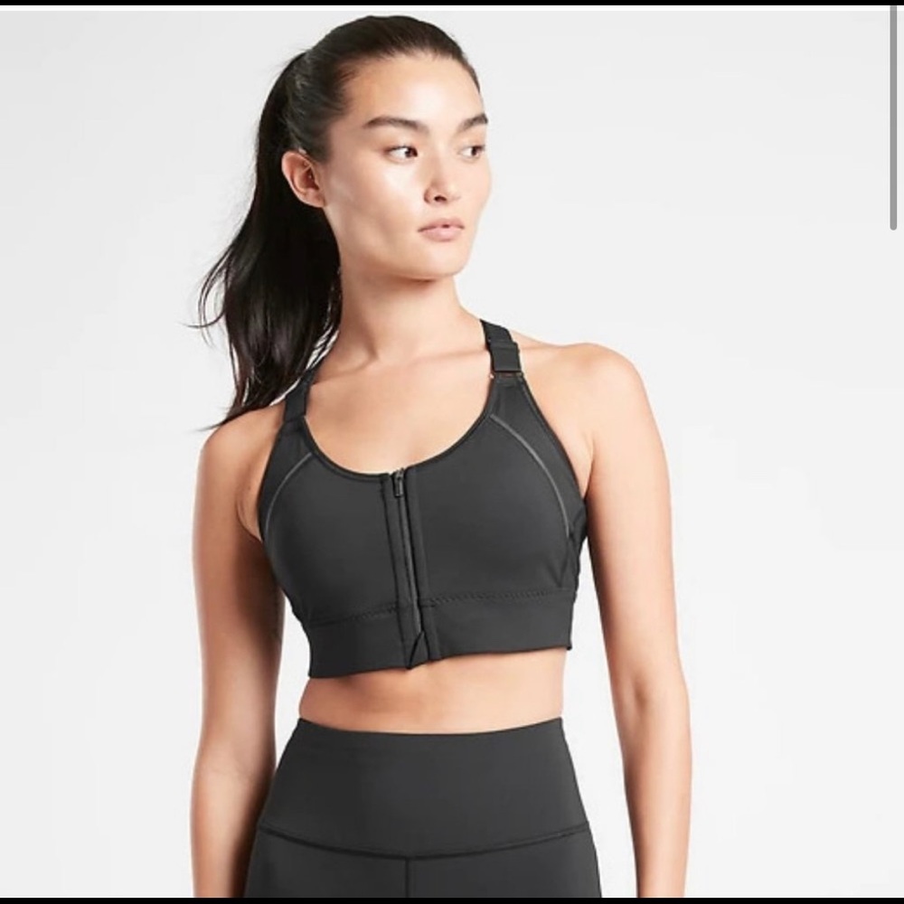 Athleta Empower black sports Bra A-C size XS